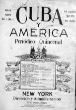 Aparición de la revista Cuba y America