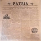 Nace Patria: Voz la independencia cubana.
