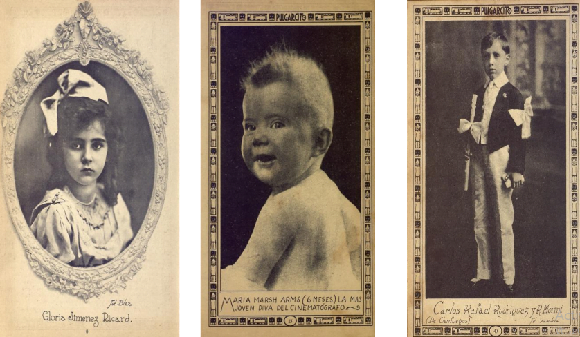 Ejemplo de fotografías de los hijos de personalidades y de la alta sociedad habanera. Foto tomada de Internet
