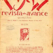 Primer número de la revista de Avance. Foto tomada de Internet