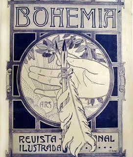 Portada del primer número de la revista Bohemia. Foto tomada de Internet