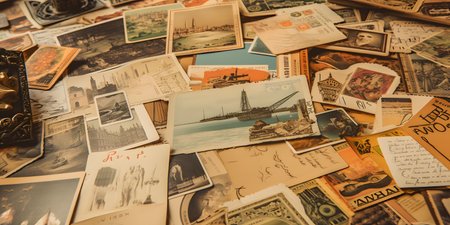 Collage de tarjetas postales